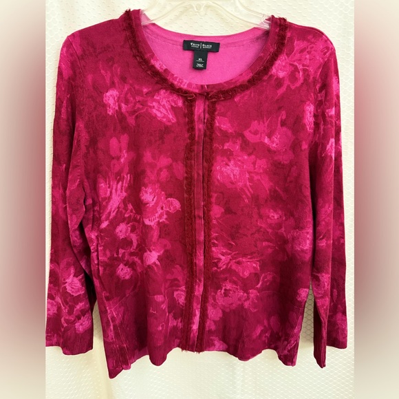 White House Black Market Sweaters - WHBM snap down sweater XL